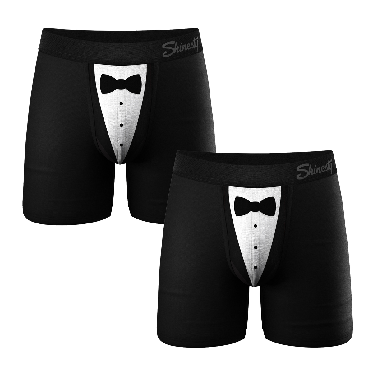 The 009 | Tuxedo Ball Hammock® Boxer Couples Matching Underwear 2 Pack - Shinesty