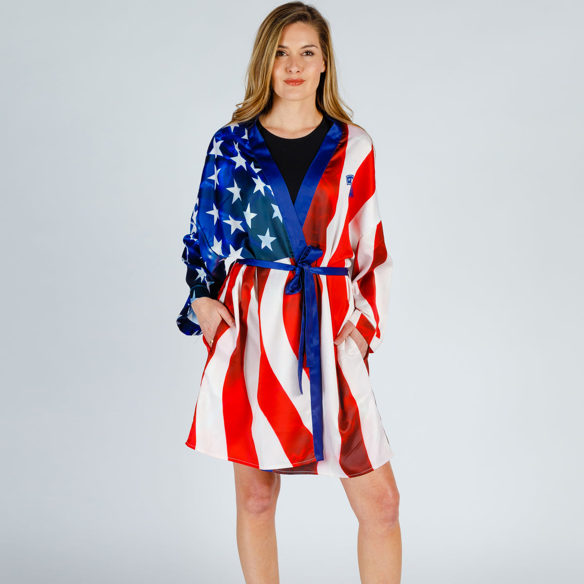 The Mascot | Ladies Unisex USA Eagle Kimono - Shinesty