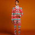 The Red Ryder | Knit Print Christmas Suit - Shinesty