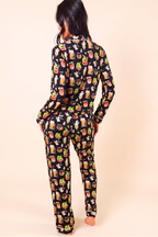 The Potions Pub | Halloween Cocktail SleepDeep™ Women’s Long Sleeve Pajama Set - Shinesty
