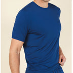 The Big Blue | Navy SleepDeep™ Men’s Pajama Shirt - Shinesty