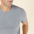 The Rock Solid | Mild Grey SleepDeep™ Men’s Pajama Shirt - Shinesty