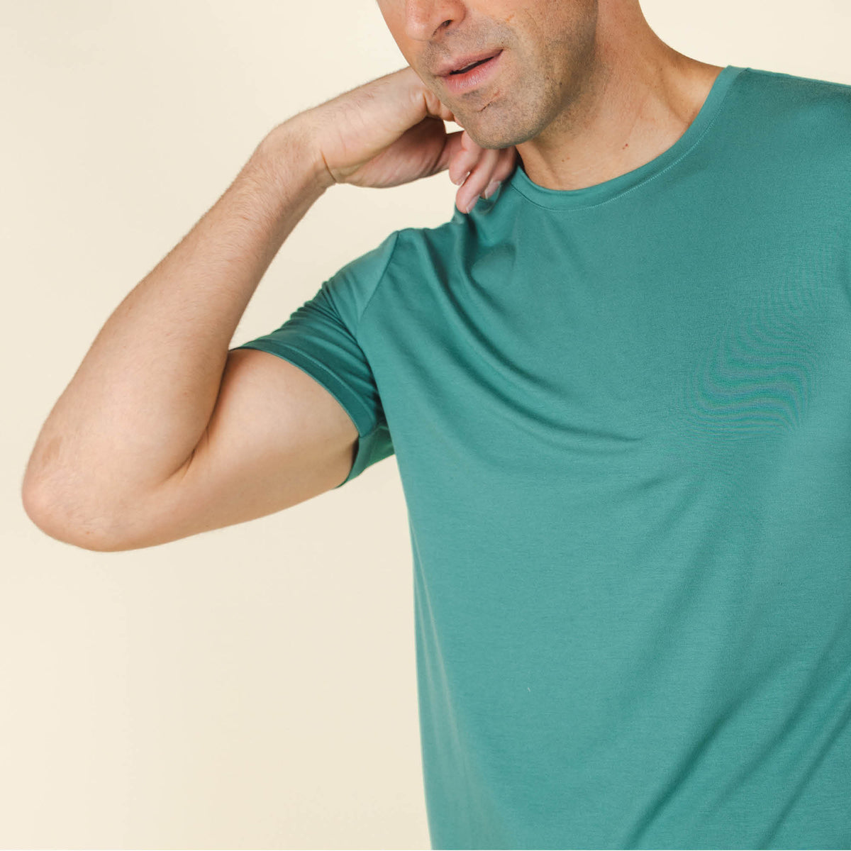 The Curacao | Teal SleepDeep™ Men’s Pajama Shirt - Shinesty