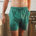 The Curacao | Teal SleepDeep™ Men’s Pajama Shorts - Shinesty