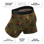 The 1912 | Western Shinesty x Diamond Cross Ranch Ball Hammock® Pouch Underwear With Fly - Shinesty