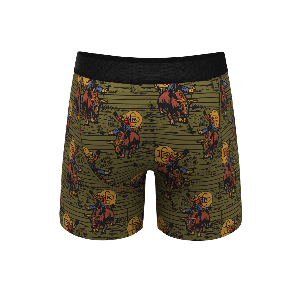The 1912 | Western Shinesty x Diamond Cross Ranch Ball Hammock® Pouch Underwear With Fly - Shinesty