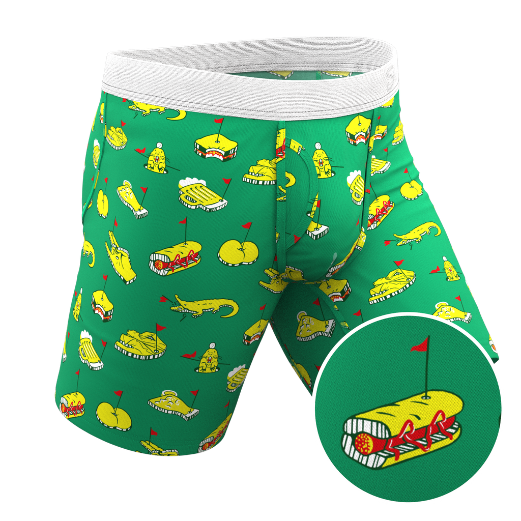 The 19th Hole | Golf Tournament Holes Ball Hammock® Boxer - Long Leg - Shinesty