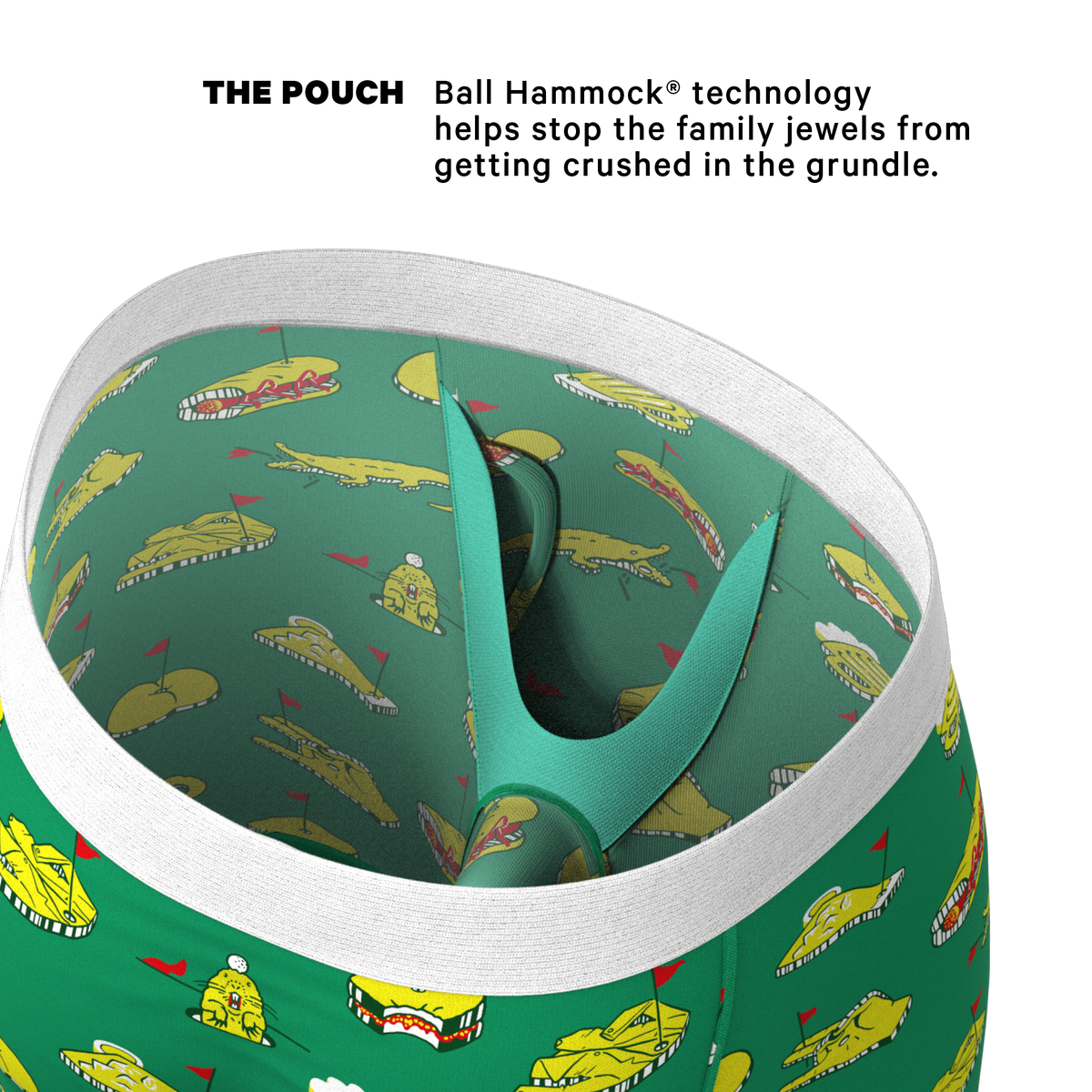 The 19th Hole | Golf Tournament Holes Ball Hammock® Boxer - Long Leg - Shinesty