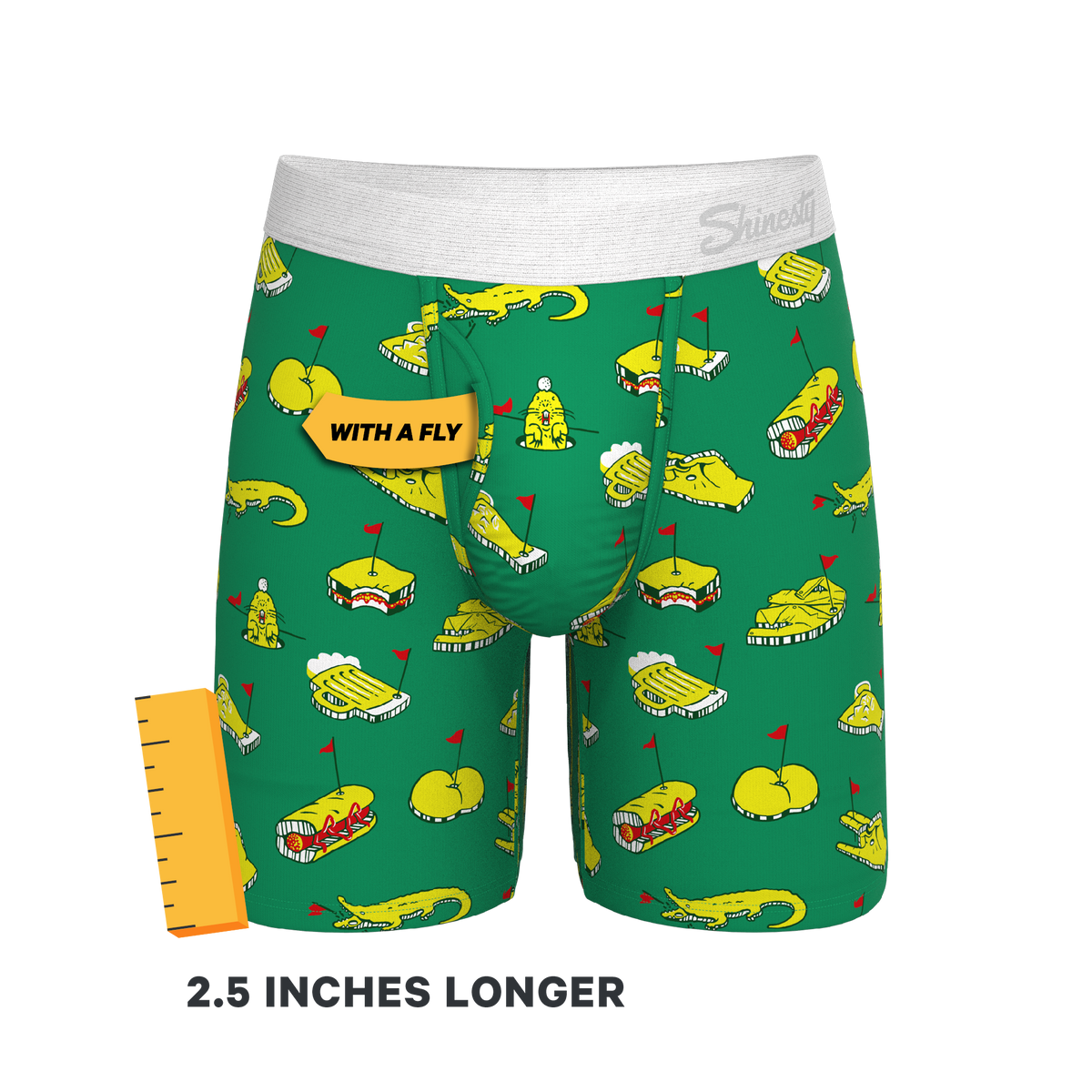 The 19th Hole | Golf Tournament Holes Ball Hammock® Boxer - Long Leg - Shinesty