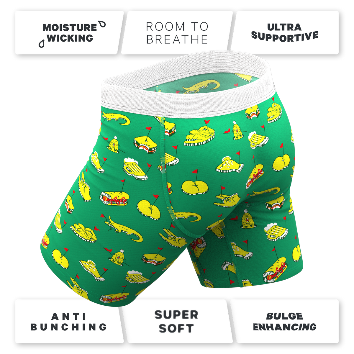 The 19th Hole | Golf Tournament Holes Ball Hammock® Boxer - Long Leg - Shinesty