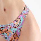 The Go Get 'Em | Abstract Tigers MicroModal Thong - Shinesty