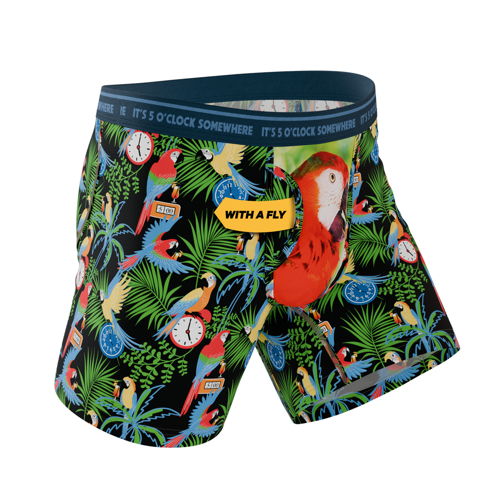The 5 O'Clock Somewhere | Margaritaville® Ball Hammock® Pouch Underwear With Fly - Shinesty