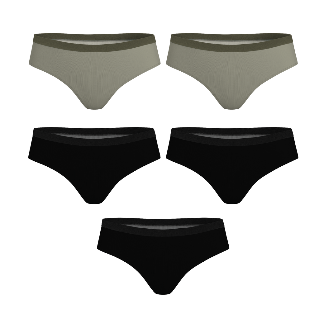 The Evergreen | Cheeky Underwear 5 Pack - Shinesty
