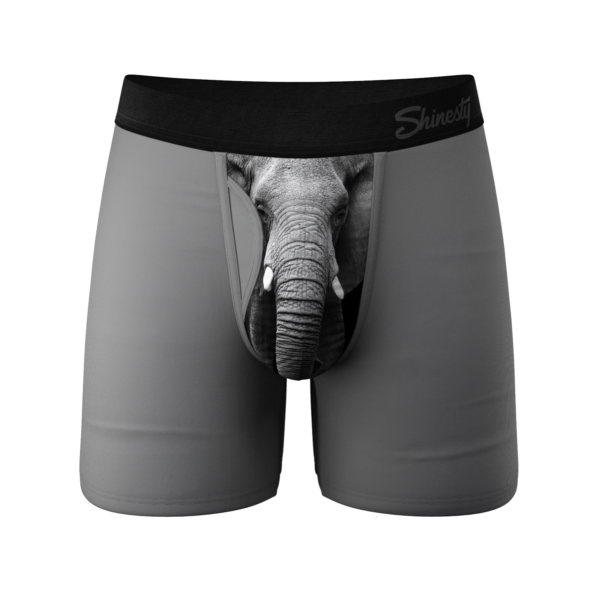The Junk In The Trunk | Elephant Ball Hammock® Pouch Underwear With Fly - Shinesty