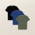 The Everyman™ Tee - 3 Pack | Crew Neck T-shirt 3 Pack ft. Super Stupid-Soft™ Fabric - Shinesty