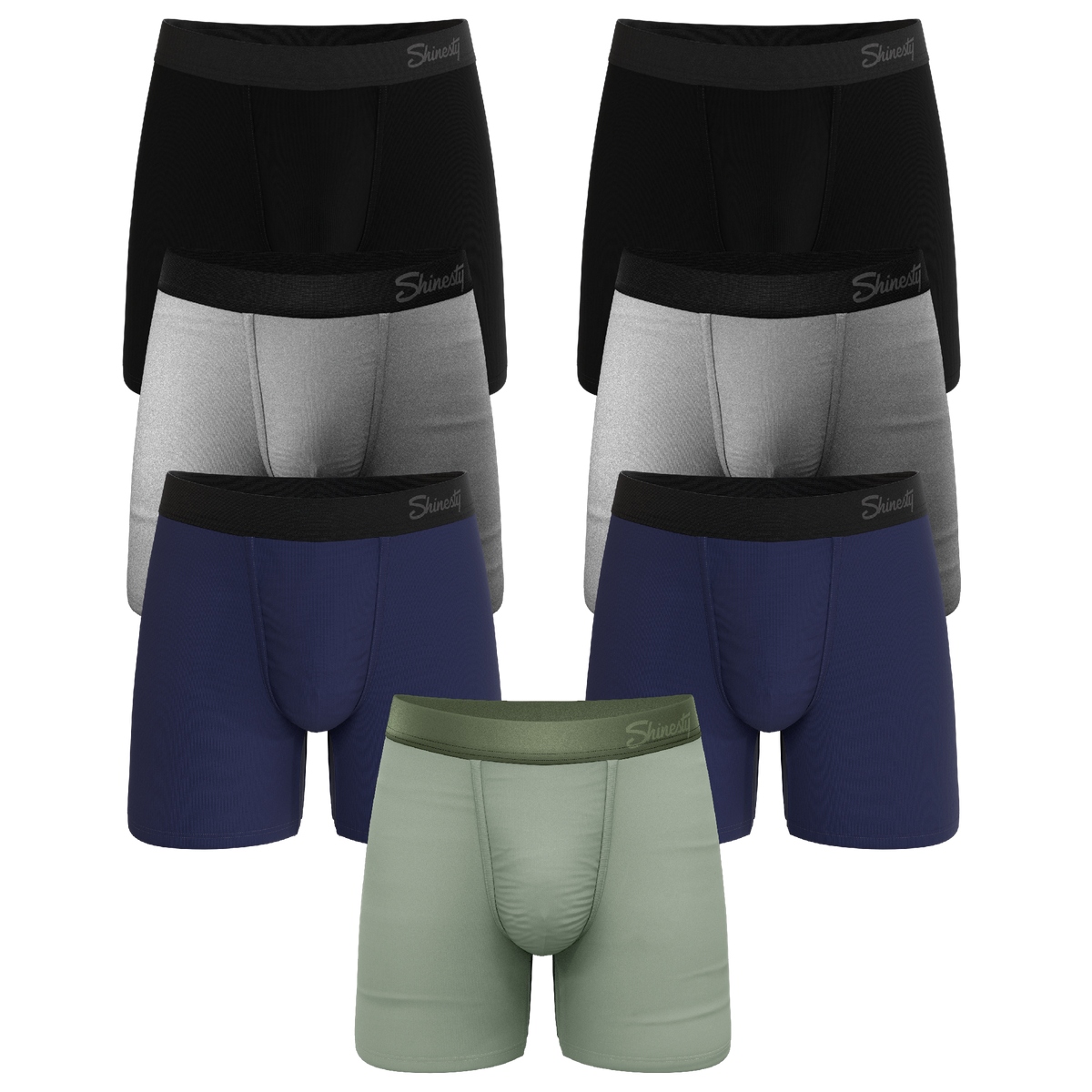 The 7 Solids | Ball Hammock® Boxer Brief 7 Pack - Shinesty