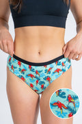 The Squawk Tease | Tropical Parrot Cheeky Underwear - Shinesty