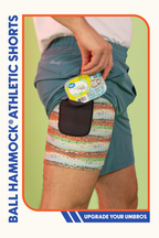 The Ace Angler | Teal and Bass Ball Hammock® 5 Inch Athletic Shorts - Shinesty