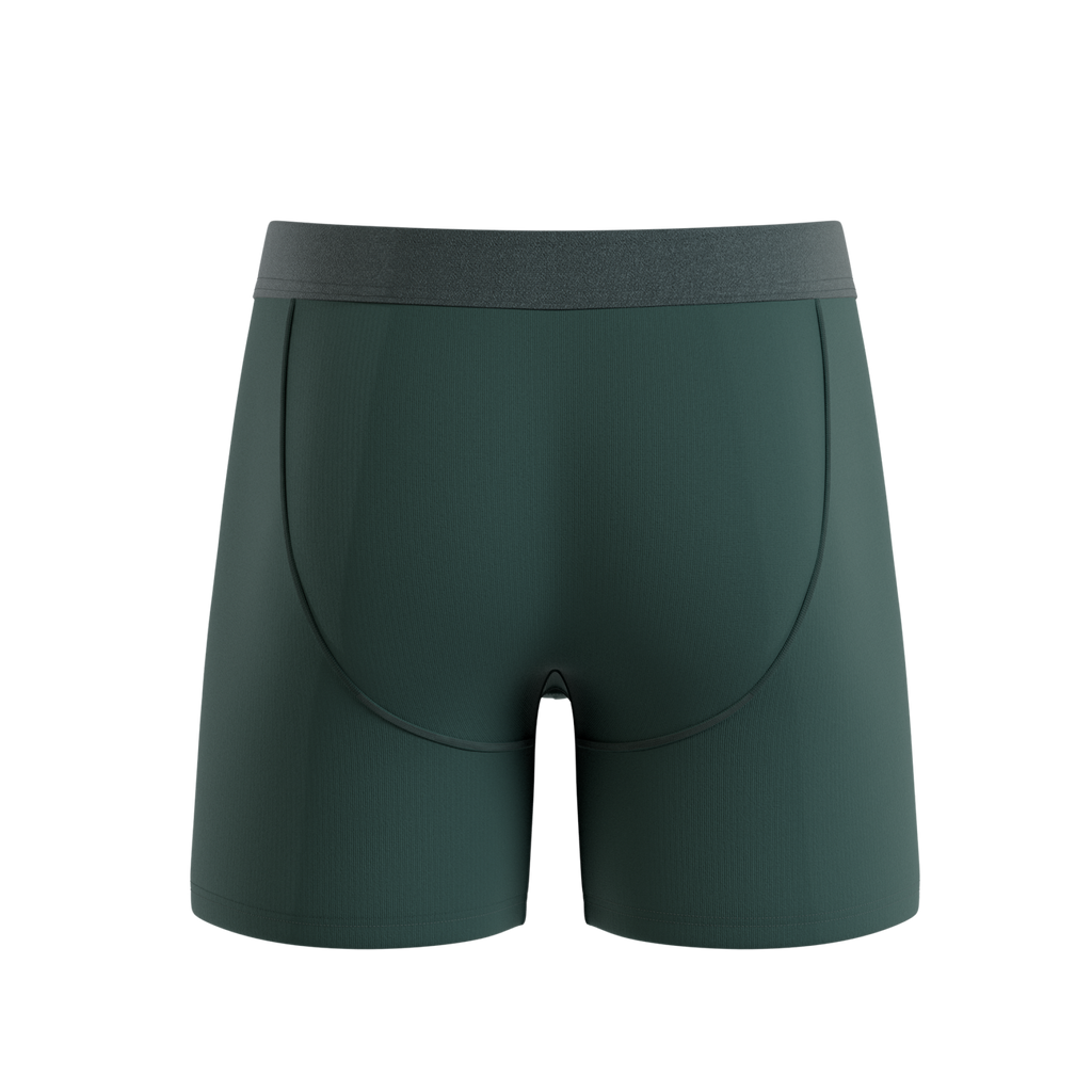 The Alloy | Dark Teal Ball Hammock® Pouch Underwear With Fly - Shinesty