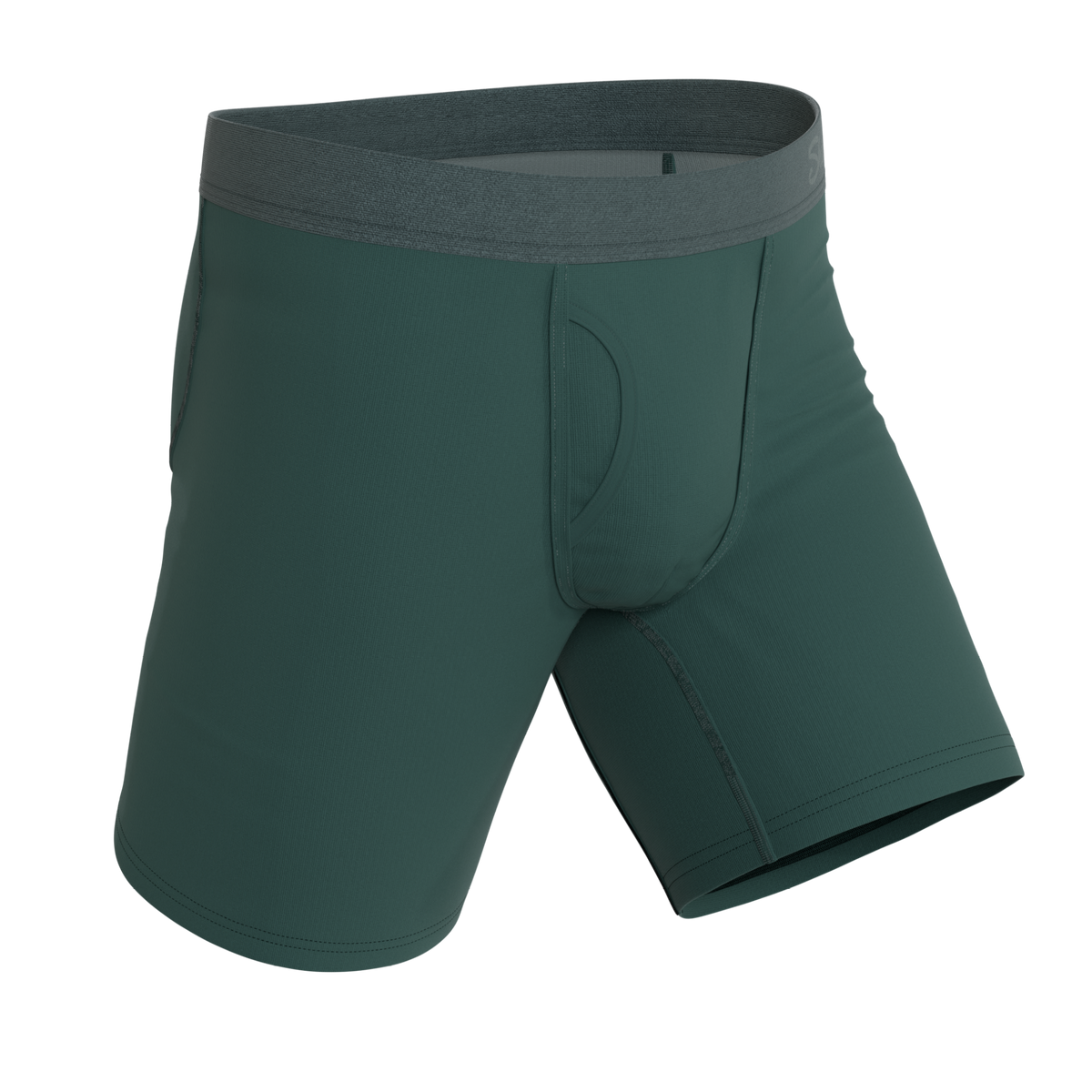 The Alloy | Dark Teal Ball Hammock® Boxer - Long Leg - Shinesty
