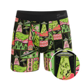 The Area 51 | Retro-Futuristic Alien Ball Hammock® Pouch Underwear With Fly - Shinesty