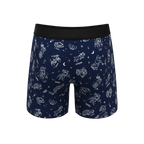 The Astrology Major | Glow in the Dark Astrological Signs Ball Hammock® Pouch Underwear - Shinesty