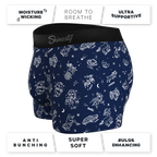 The Astrology Major | Glow in the Dark Astrological Signs Ball Hammock® Pouch Trunks Underwear - Shinesty