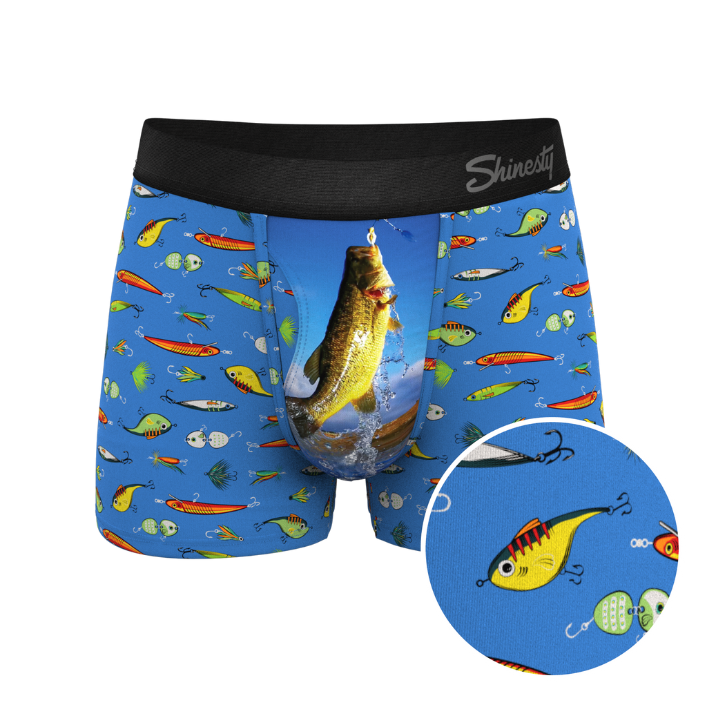 The Bait and Tackle | Bass Ball Hammock® Pouch Trunks Underwear - Shinesty
