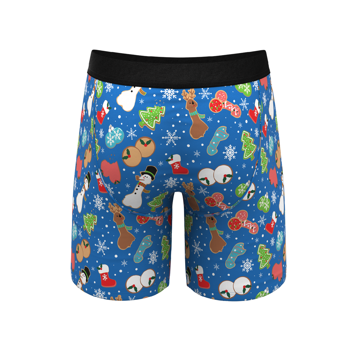 The Baked Goodies | Christmas Cookies Ball Hammock® Boxer - Long Leg - Shinesty