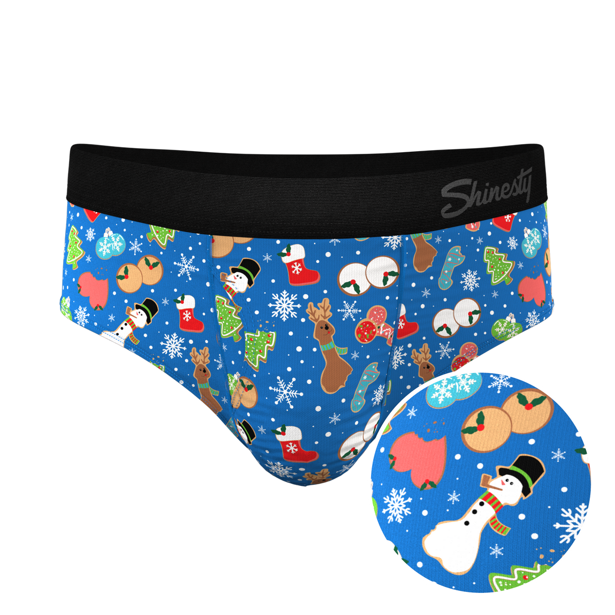 The Baked Goodies | Christmas Cookies Ball Hammock® Pouch Underwear Briefs - Shinesty