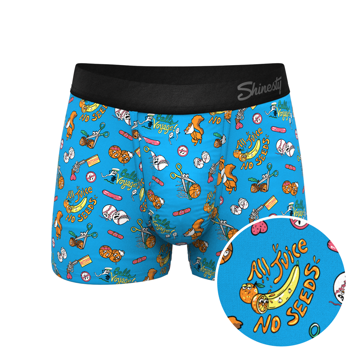 The Balls Voyage | Vasectomy Ball Hammock® Pouch Trunks Underwear - Shinesty