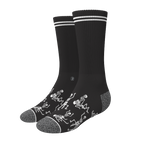 The Bare Back Bones | Skeletons Heel Hammock™ Crew Socks - Shinesty