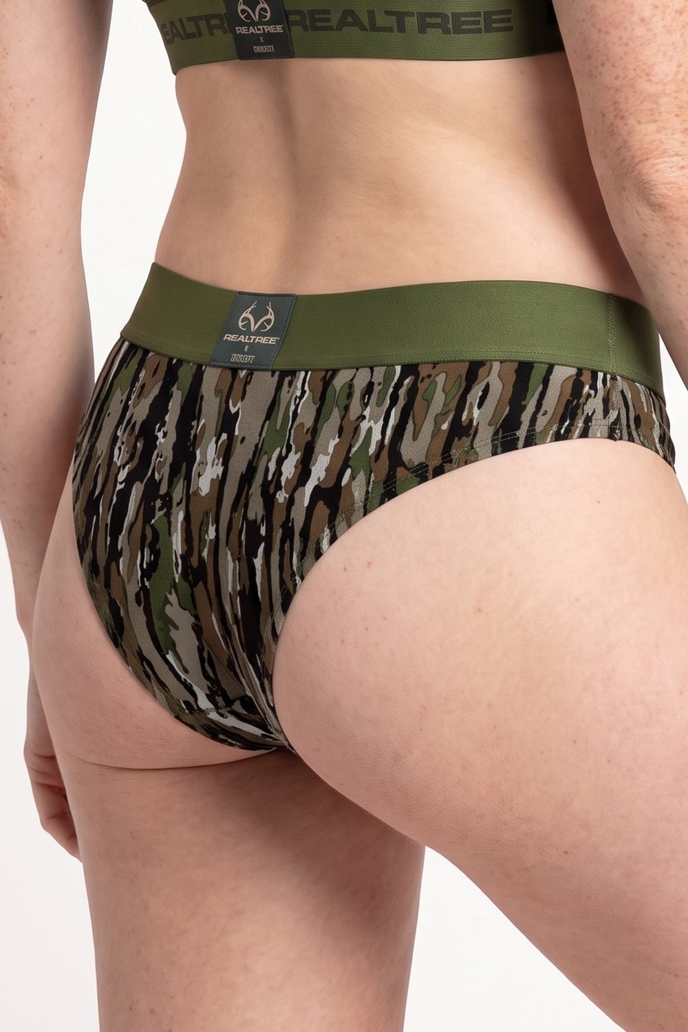 The Barking Up | Realtree x Shinesty Bark Camouflage Cheeky Underwear with Waistband - Shinesty