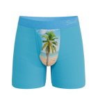The Beach Please | Palm Tree Ball Hammock® Pouch Underwear With Fly - Shinesty