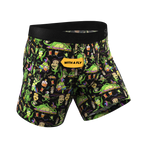 The Bead Hound | Mardi Gras Ball Hammock® Pouch Underwear with Fly - Shinesty
