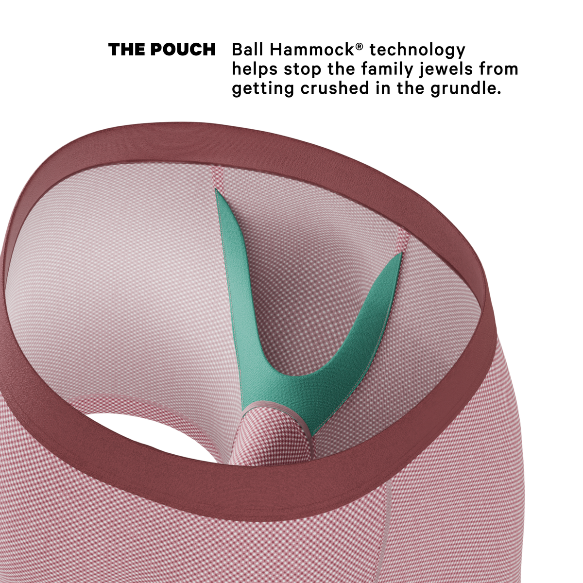 The Bell Pep | Red Chambray Ball Hammock® Pouch Underwear - Shinesty