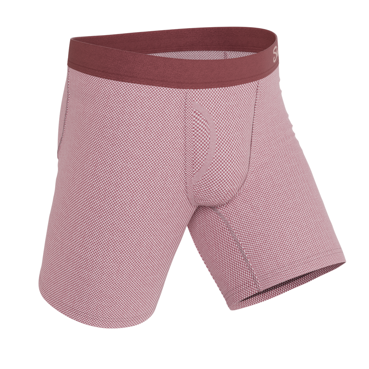 The Bell Pep | Red Chambray Ball Hammock® Boxer - Long Leg - Shinesty