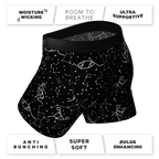 The Big Bang | Glow In The Dark Constellation Ball Hammock® Pouch Underwear - Shinesty