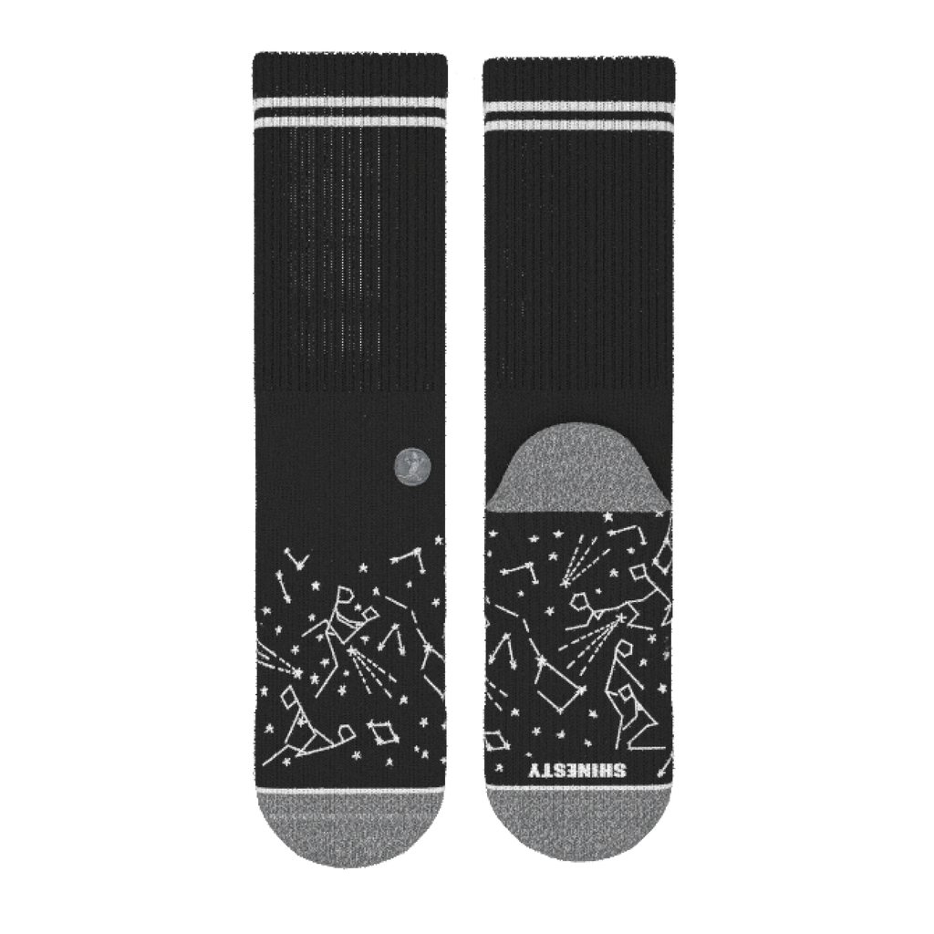 The Big Bang | Constellation Heel Hammock™ Crew Socks - Shinesty