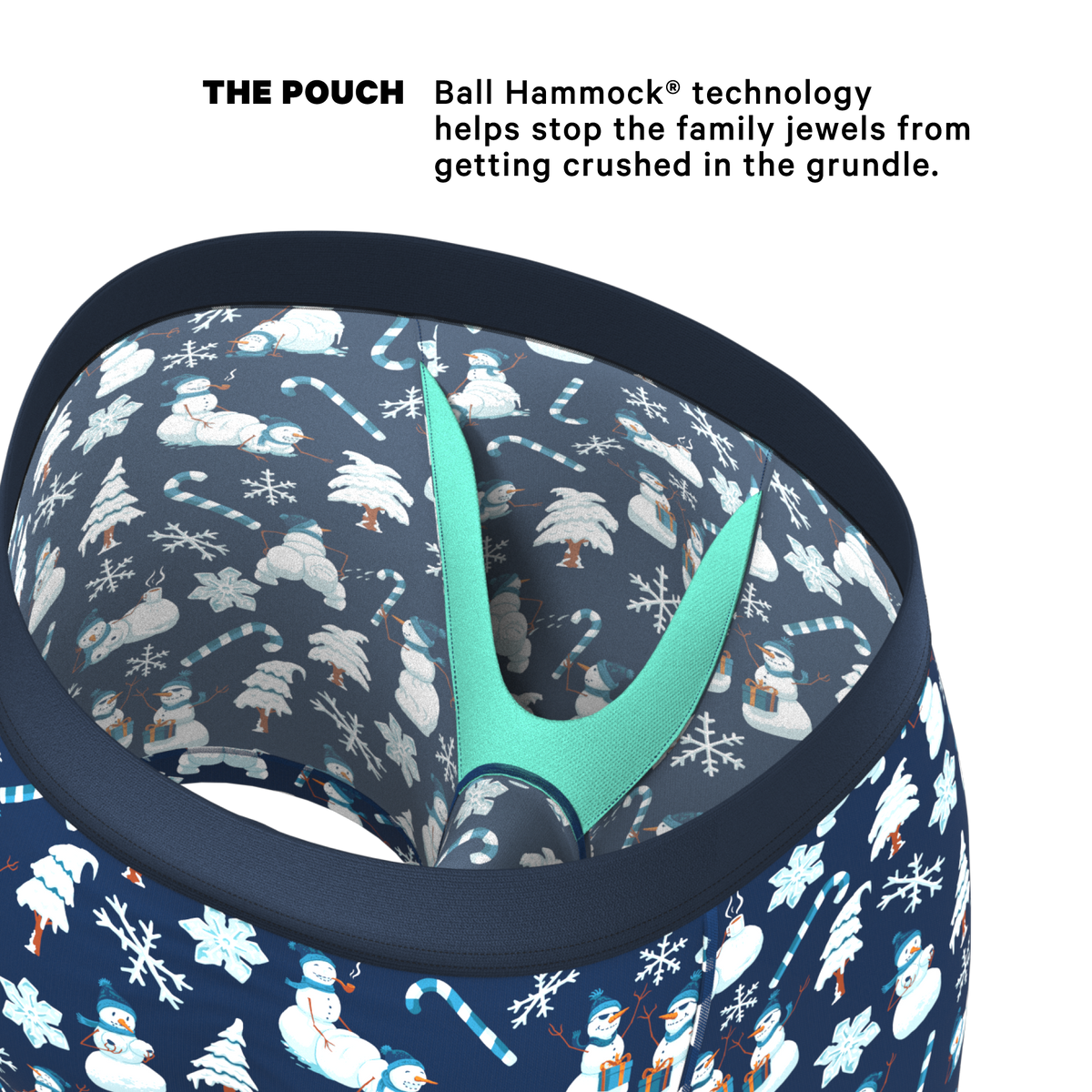 The Big Blizzard | Naughty Snowmen Ball Hammock® Pouch Underwear - Shinesty