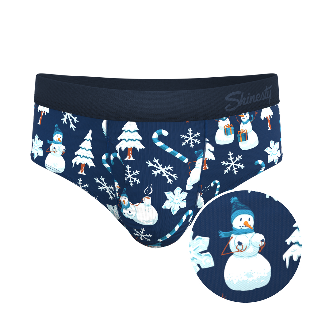 The Big Blizzard | Naughty Snowmen Ball Hammock® Pouch Underwear Briefs - Shinesty