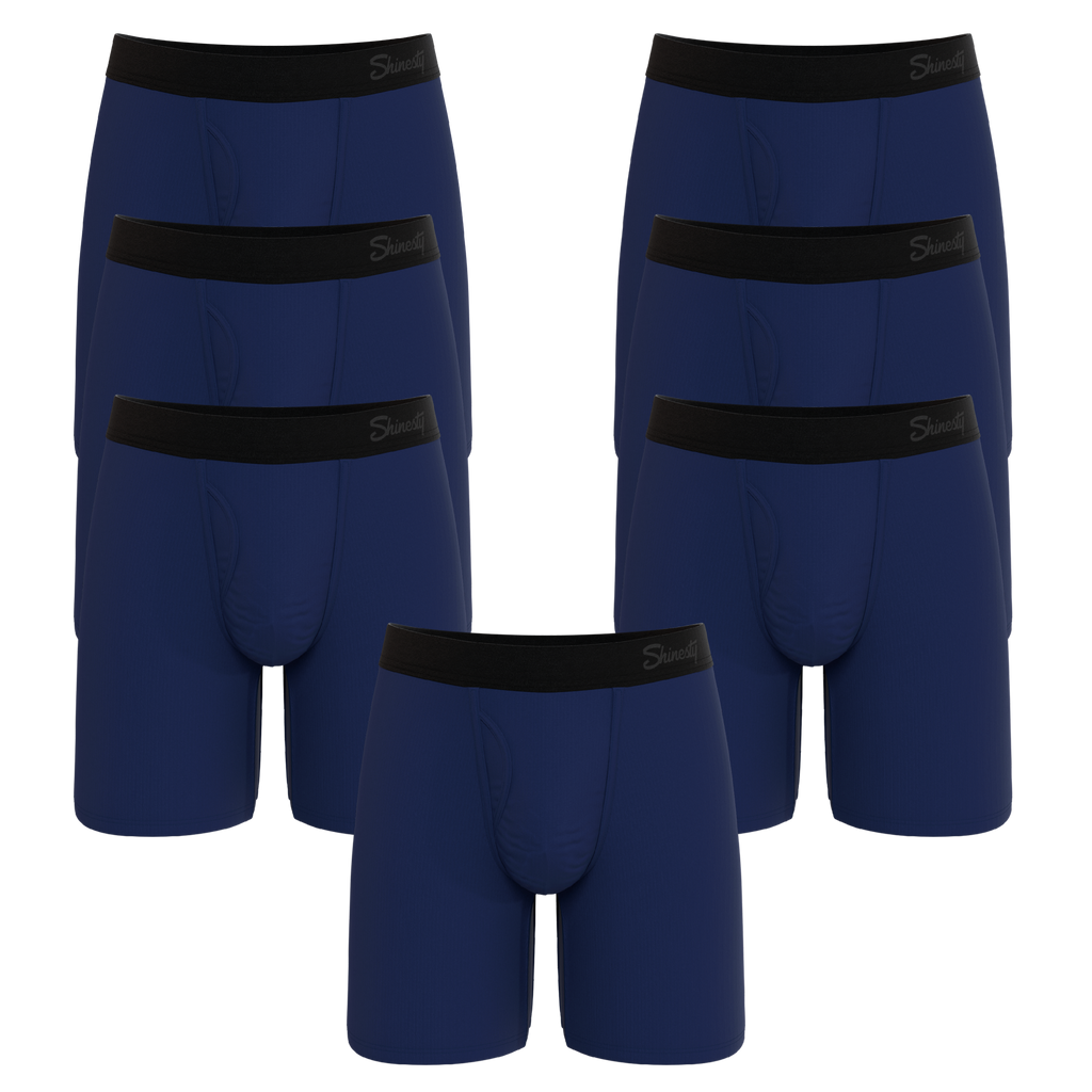 The Big Blue | Long Leg Ball Hammock® Pouch Underwear With Fly 7 Pack - Shinesty