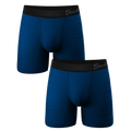The Big Blue | Navy Ball Hammock® Boxer Couples Matching Underwear 2 Pack - Shinesty