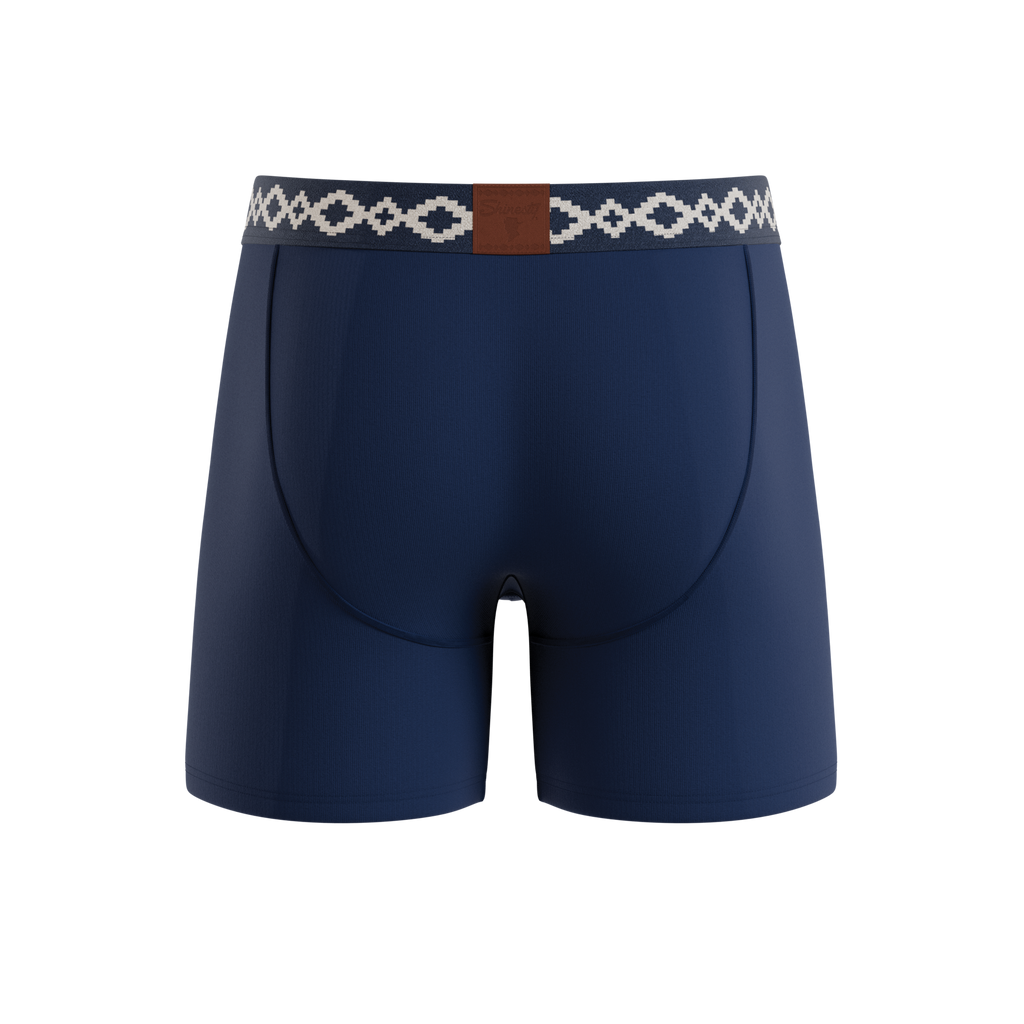 The Big Corbina Blue | La Matera x Shinesty Navy Ball Hammock® Pouch Underwear With Fly - Shinesty