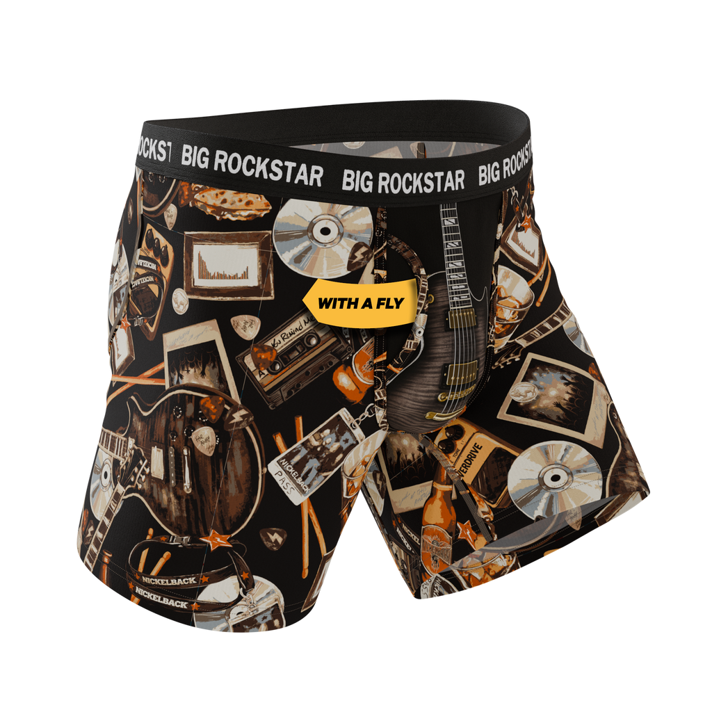 The Big Rock Star | Shinesty X Nickelback Guitar Ball Hammock® Pouch Underwear With Fly - Shinesty