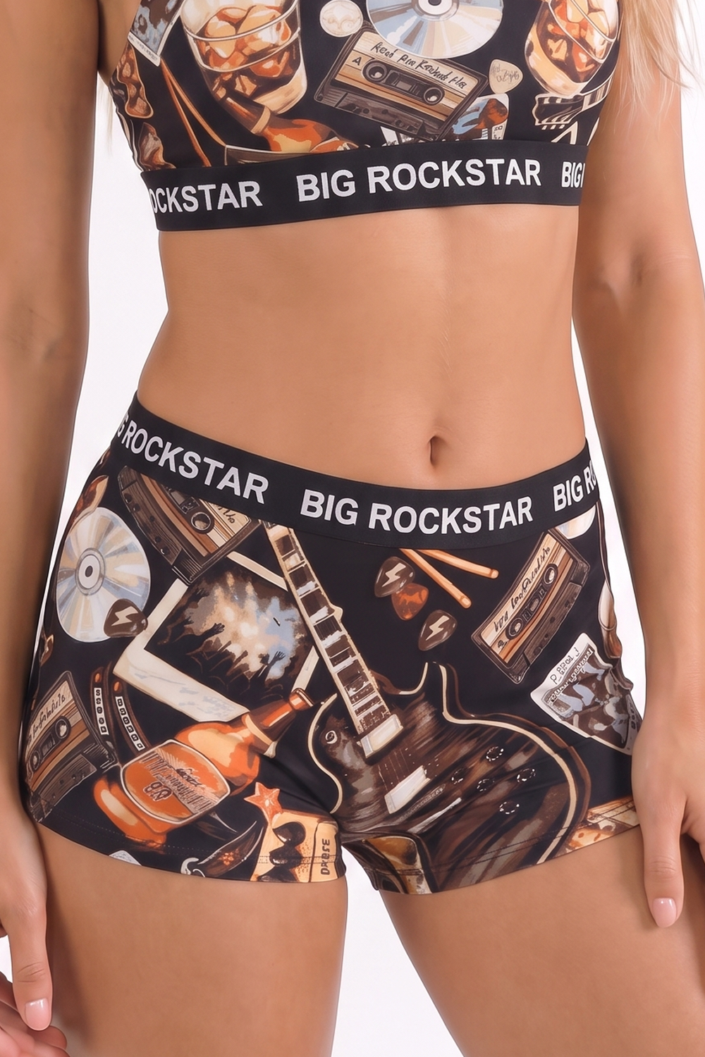 The Big Rock Star | Shinesty X Nickelback Guitar Boyshort Underwear with Waistband - Shinesty