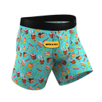 The Birthday Blowout | Birthday Cake Ball Hammock® Pouch Underwear With Fly - Shinesty