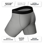 The Solid Dude | Long Leg Ball Hammock® Pouch Boxers With Fly 3 Pack - Shinesty