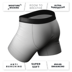 The Solid Dude | Ball Hammock® Pouch Underwear with Fly 3 Pack - Shinesty