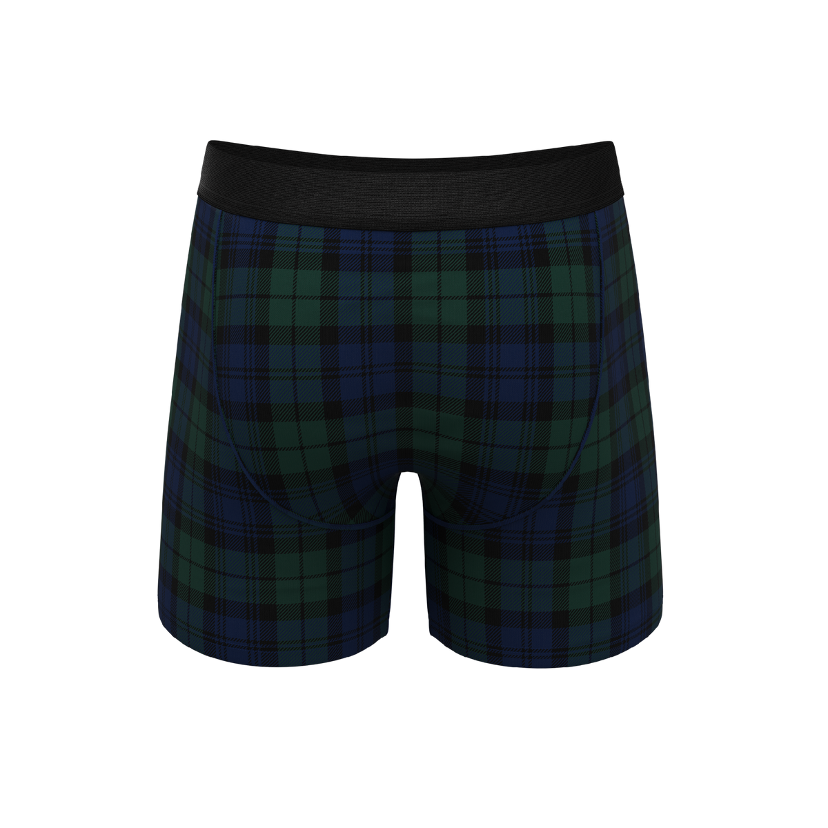 The Black Watch | Tartan Plaid Ball Hammock® Pouch Underwear With Fly - Shinesty